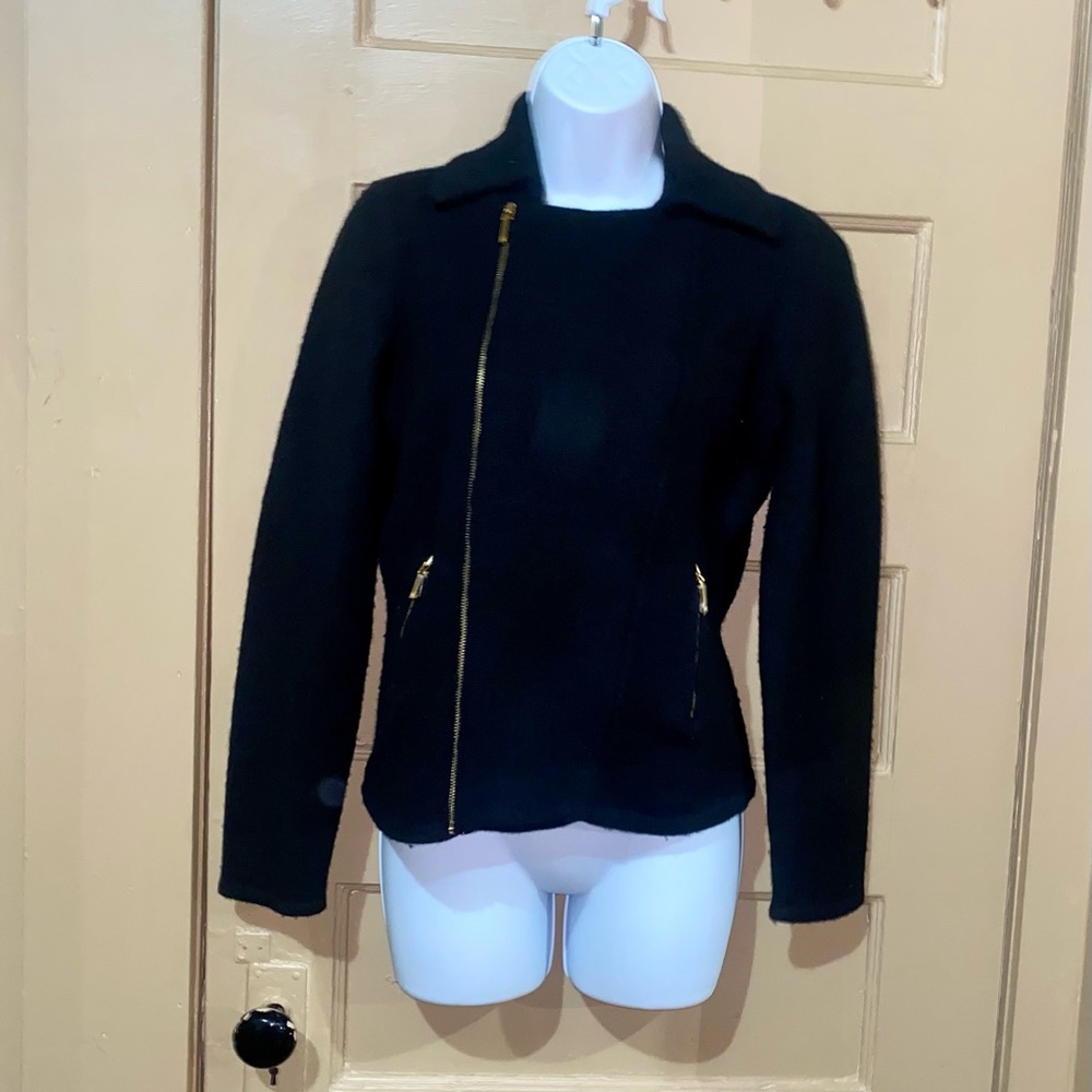 NWOT Ralph Lauren Lambswool black jacket
